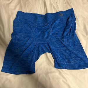 Lululemon under wear. Heather blue. Large. 7in in length. Like new.